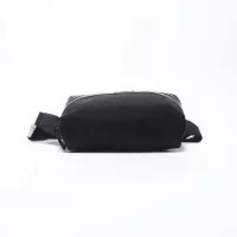 Yves Saint Laurent logo canvas waist bag shoulder black - Picture 8 of 13